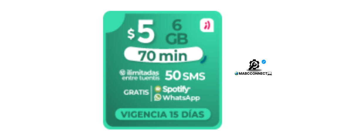 Recarga Tuenti Ilimitado – $5,00